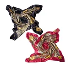 Scarf Women BSCI Factory Custom Silk Scarf Square Print Shawl For Women