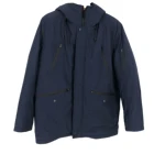 Oem Men's Jacket Men OEM Polyester Cotton Padding Black Men's Winter Jacket Windbreak Waterproof Quilted Coat Men