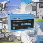 Polinovel 12V 24V 100Ah Bms Lifepo4 Solar Phosphate Battery 100 200 Ah 280Ah Lithium Iron Battery Cell