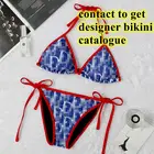 Beachwear Women Swimwear Beachwear 2021 Sexy Designer Plus Size Luxury 2 Pieces Sets Bikini Swearwear