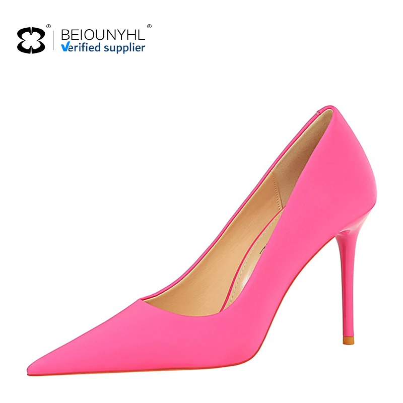 2024 Luxury Sexy Comfortable Trendy Heels Stiletto Dress Shoes New Arrival High Quality Custom Logo Wholesale Pumps For Women