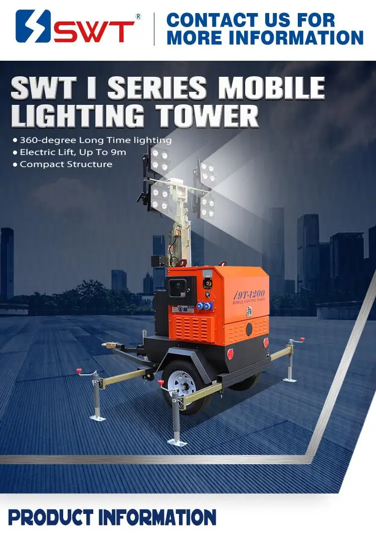 Swt I9t1600 Mobile Lighting Tower Buy Industrial Small Portable Led