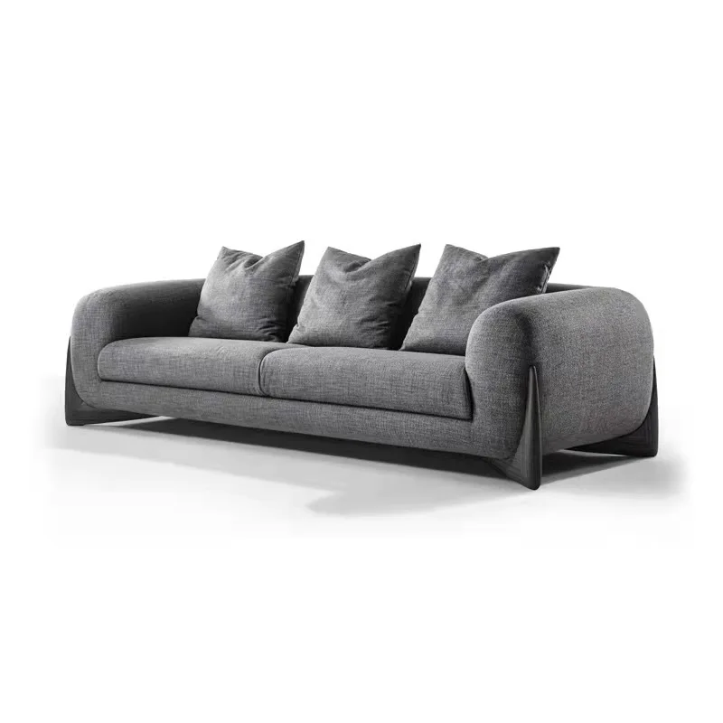 Italian Luxury Fabric Sofas Extremely living room sofa  set Spacious and for Hotels Villas Reception Areas furniture sofa