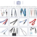Promotional Custom Brand Name Logo Print Neck Strap Promotional Lanyards For ID Badges