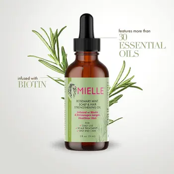 Mielle's Best Hair Serum Essential Oil Rosemary Mint Strong 59ml Hair Care Essential Oil