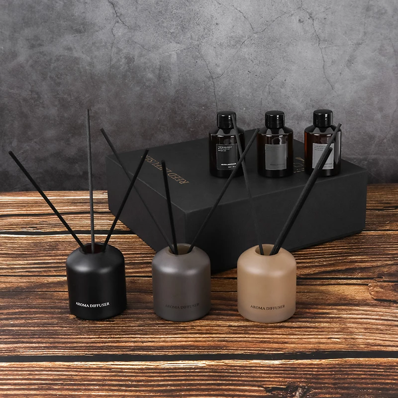 Luxury Set Of Three Ml Aroma Reed Diffuser With Oil Gift Set Buy