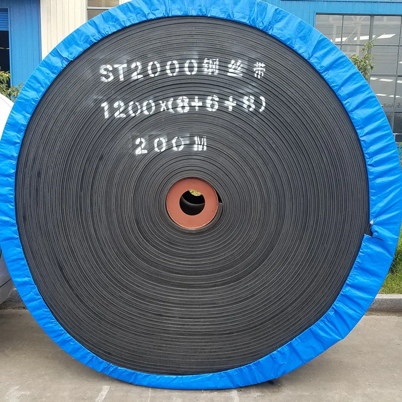 Coal Mine Mm Rubber Cover Steel Cord Conveyor Belt Tear Resistant