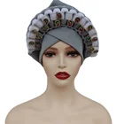 Muslim Multiple Colour Fashion Flower Knot Women Muslim Turban Hat