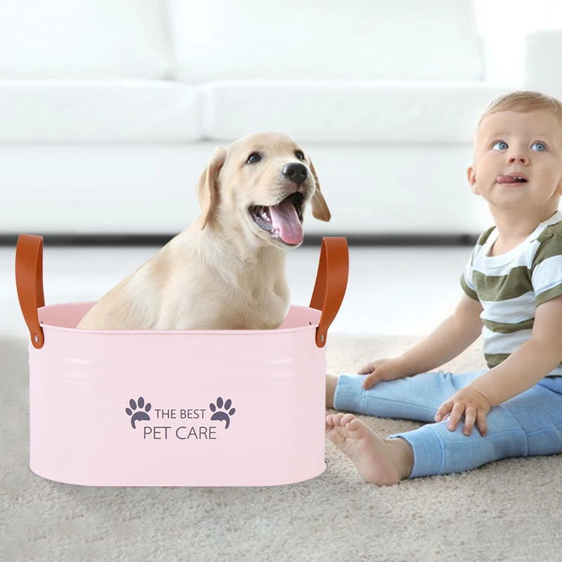 2023 New Arrival Pet Toys Storage Bucket for Cat and Dog Pet Toys