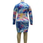 Size European And American Sexy Fashion Plus Size Women Slim Dress Large Size Dress