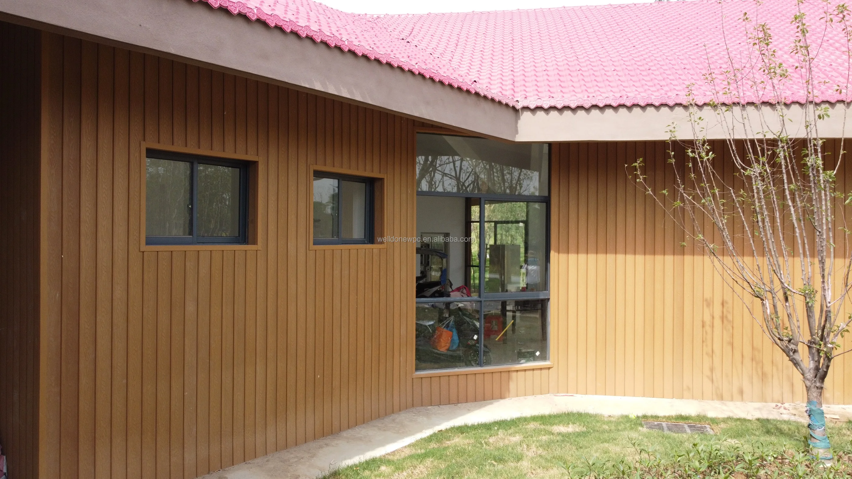 Composite Exterior Building Wall Panel Wpc Siding Wood Plastic