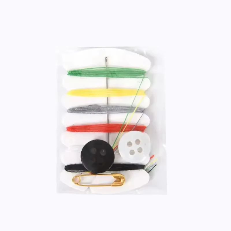 Hotel Amenities Hotel Guest Room Clothes Sewing Tool for Travel Hotel Disposable Colorful Sewing Kit Factory Wholesale