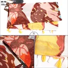 Style New Style Chocalate Color Butterfly Print Outdoor Gauze Scarf Beach Shawls Hijabs With Tassel