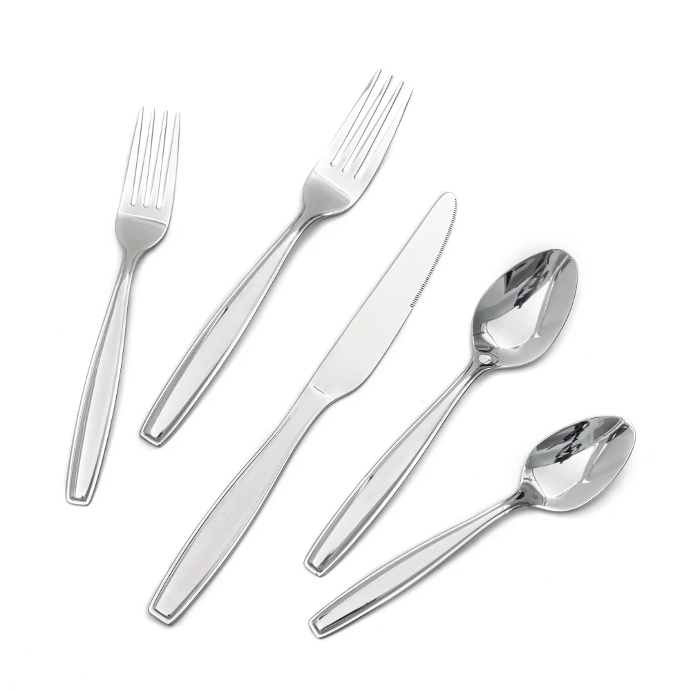30Pcs Silverware Flatware Cutlery Set Stainless Steel Utensils Service for 5 