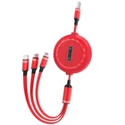 Usb Usb Charging Cable Universal Retractable 3 In 1 Multi Multiple 3in1 USB Charger Charging Data USB Cable