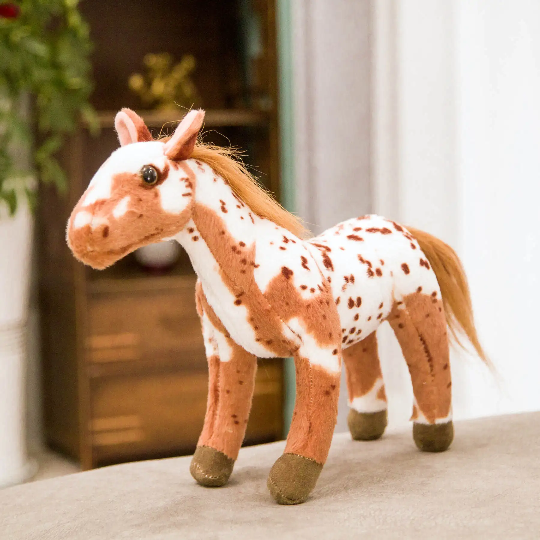 Hot sale high Cute fashion soft custom horse doll soft toy promotional stuffed plush horse toy