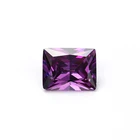 Gemstone Color Lowest Price Loose Gemstone Rectangular Cutting Amethyst Color Gemstone Stones
