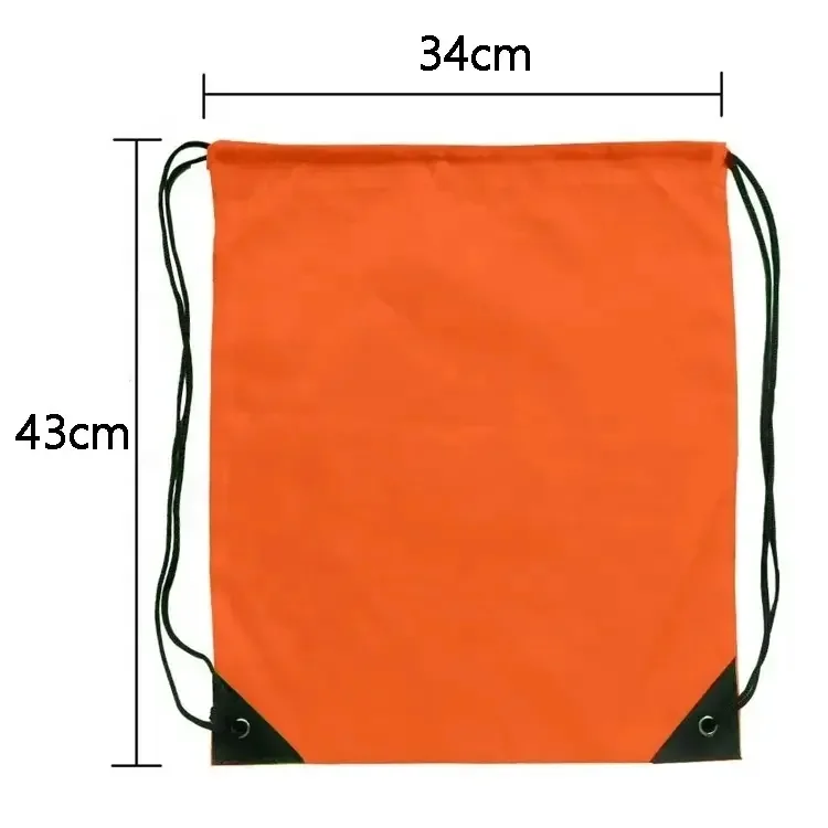 hot sale  Drawstring Backpack Draw String Bag Sack pack Cinch Water Resistant Nylon for Gym Shopping Sport Yoga drawstring bags