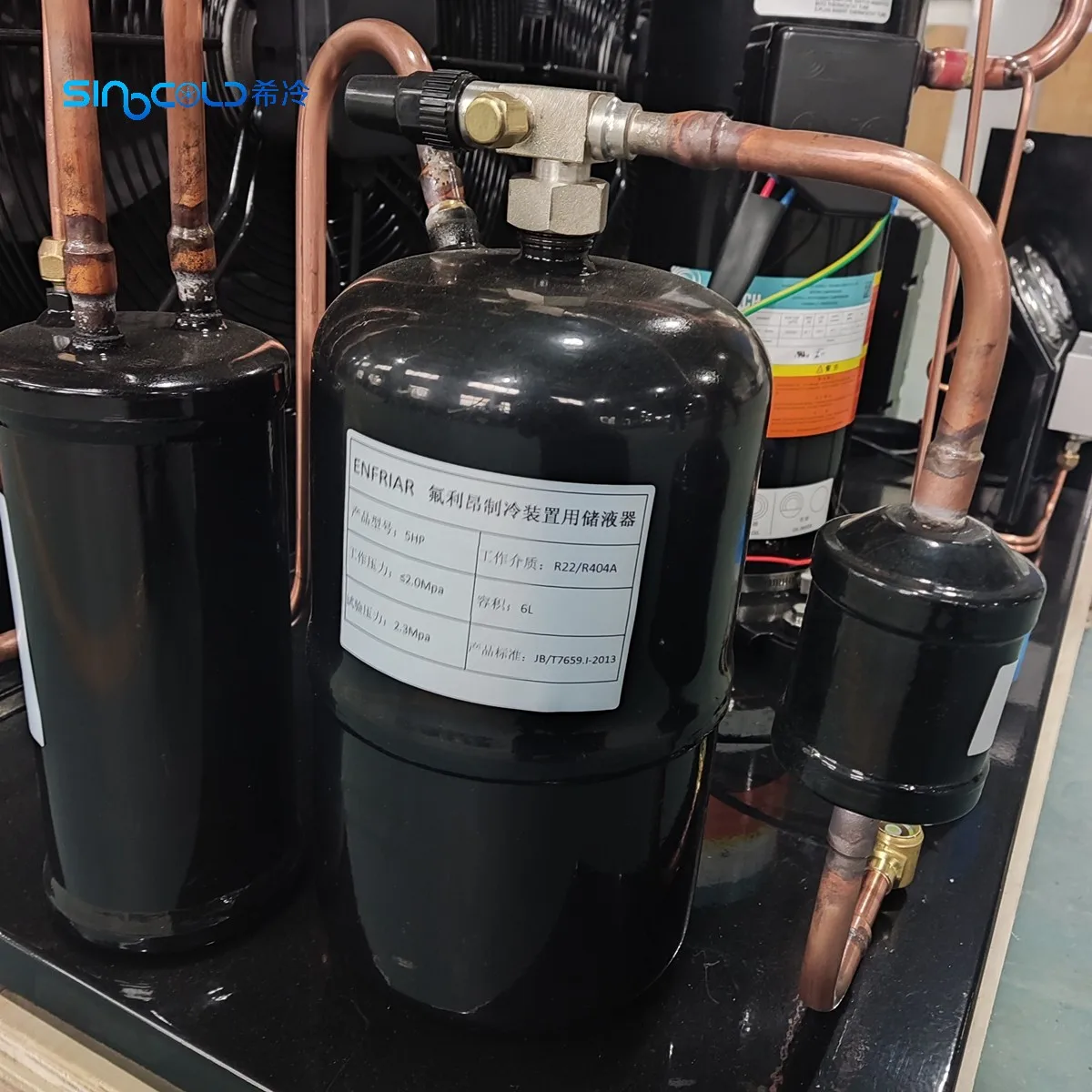 Condensing Unit, 2-10HP, SCYHF06, 5HP, YM86E7G-100 - detail 12