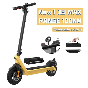 Hx X9 2021 New Design High Speed 500W 1000W 60V E Scooter Electric