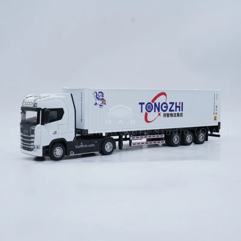 This premium EMS truck model is crafted from durable alloy material. Custom production is available for your brand. Great as business gifts, office ornaments and exhibition displays. We support bulk product wholesale for logistics and freight enterprises worldwide.Amber@vesselmodel.com Tel: +86 18038048785