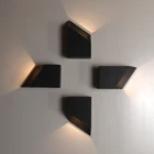 Art Black Lights Light Art Wall Light Art Decor Wall Sconce Black Lights Fixtures Square Outdoor Waterproof Wall Light