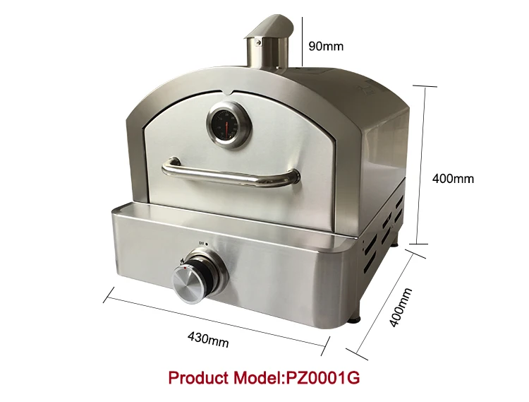 Hot sale professional pizza oven outdoor stainless steel gas pizza oven