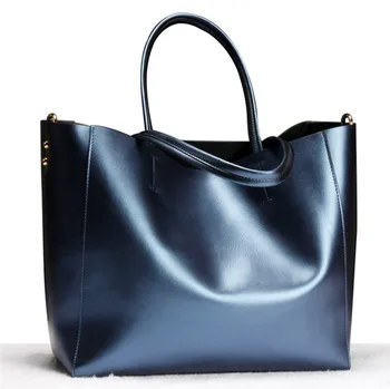Newest Fashion Genuine Leather Woman'S Tote Bags Women Handbag