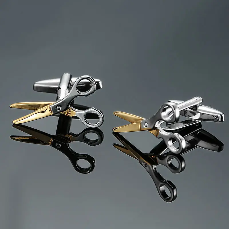 yiwu nimai luxury cufflinks custom high quality copper material sports Silver badminton racket mens cufflinks jewellery set
