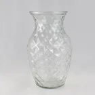 Vase Vase 7.36"direct Factory New Glass Vase Container Striation Embossment