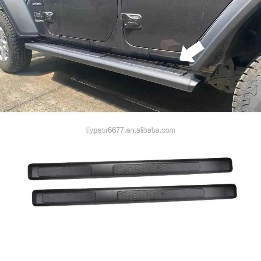 product side step running boards for 2018 2024 jeep wrangler jl suv exterior accessories foot step pedal auto body parts-7