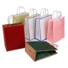 Paper Printed Paper Gift Bags Personalised Gift Bags Kraft Paper Thickening Support Customized Logo 500 Printing