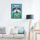 DIY Cat Crystal Rhinestones Picture 5D Diamond Painting Craft Poster