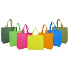 Eco Bag Grocery Bag Manufacturer Shopping Customised Colorful Shopping Pp Non Woven Cloth Eco Bag Grocery