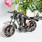 Vintage Ornaments Metal Crafts Antique Nordic Style Handmade Vintage Metal Model Motorcycle Harley Motorbike
