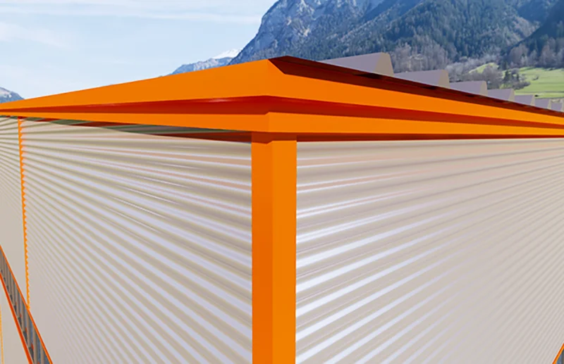 Custom Design Steel Building Structure Warehouse From China for Storage manufacture