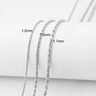 Sterling Silver Silver Chain Silver 925 RINNTIN Available For Women Men Customized Necklace Jewelry Supplier Bulk Wholesale 925 Sterling Silver Chain