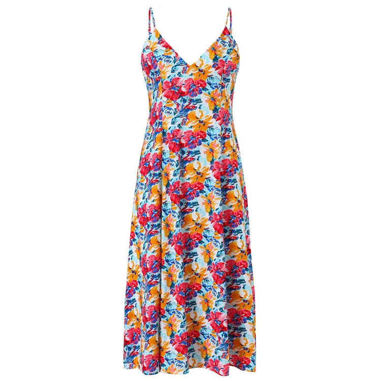 100% Cotton Floral Print Dress 