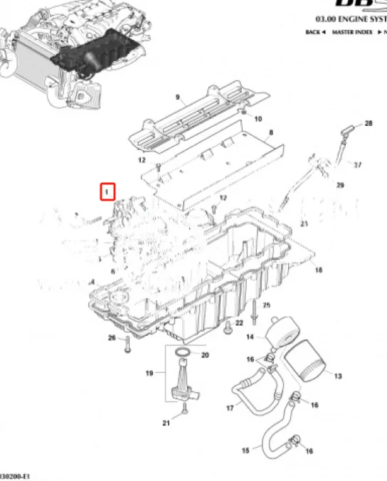 Used Auto Parts Lightweight Aluminium Alloy Oil Pump For Aston Martin Rapide DB9 DBS 8G430411112 Easy Installation Car Oil Pump details