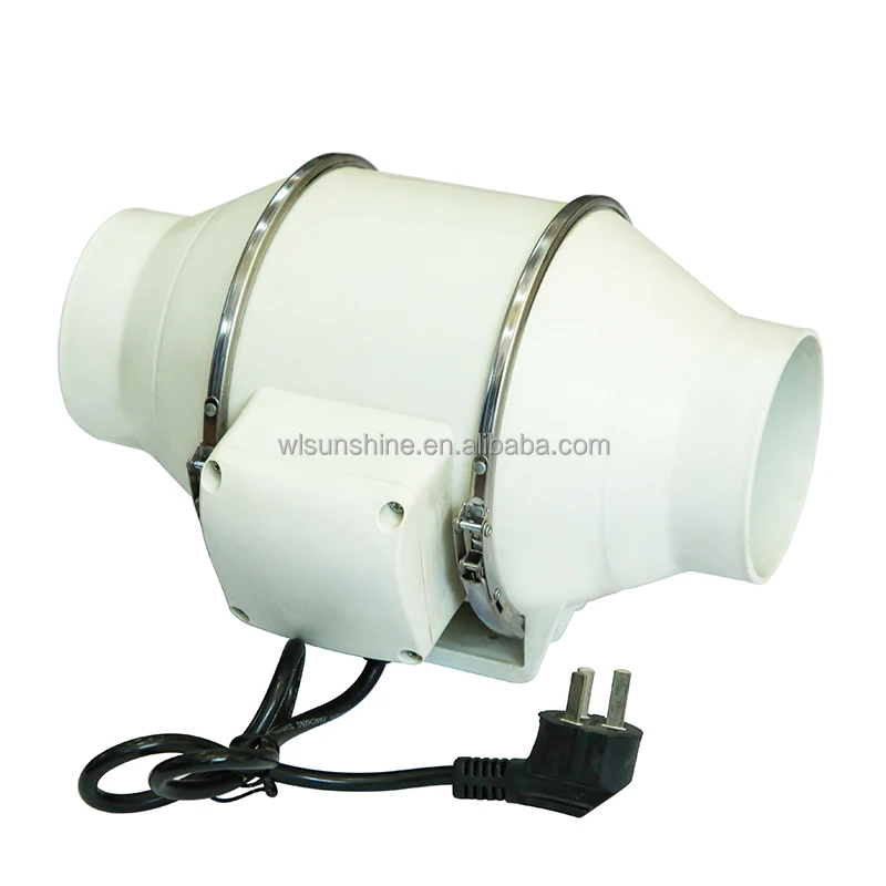 Mixed Flow Duct Fan, ST-100, RED, PLASTIC - detail 6