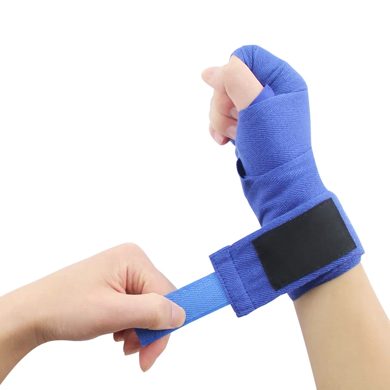 1 Pair Hand Wraps Band Ribbon Boxing Inner Gloves For Muay Thai Kick Boxing 5M 