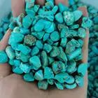 Natural Stones Blue Wholesale Natural Crystal Quartz Stones Polished Blue Turquoise Tumbled Gravel