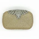 Crystal Bag Latest Desirable Luxury Rhinestone Animal Pattern Evening Crossbody Chain Bling Crystal Clutch Bag