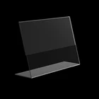 Acrylic Factory Transparent Plexiglass Tent Card Menu Holder Acrylic Table Sign Holder