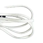 Elastic Custom Color Rubber White Black 5mm Flat Elastic Bands