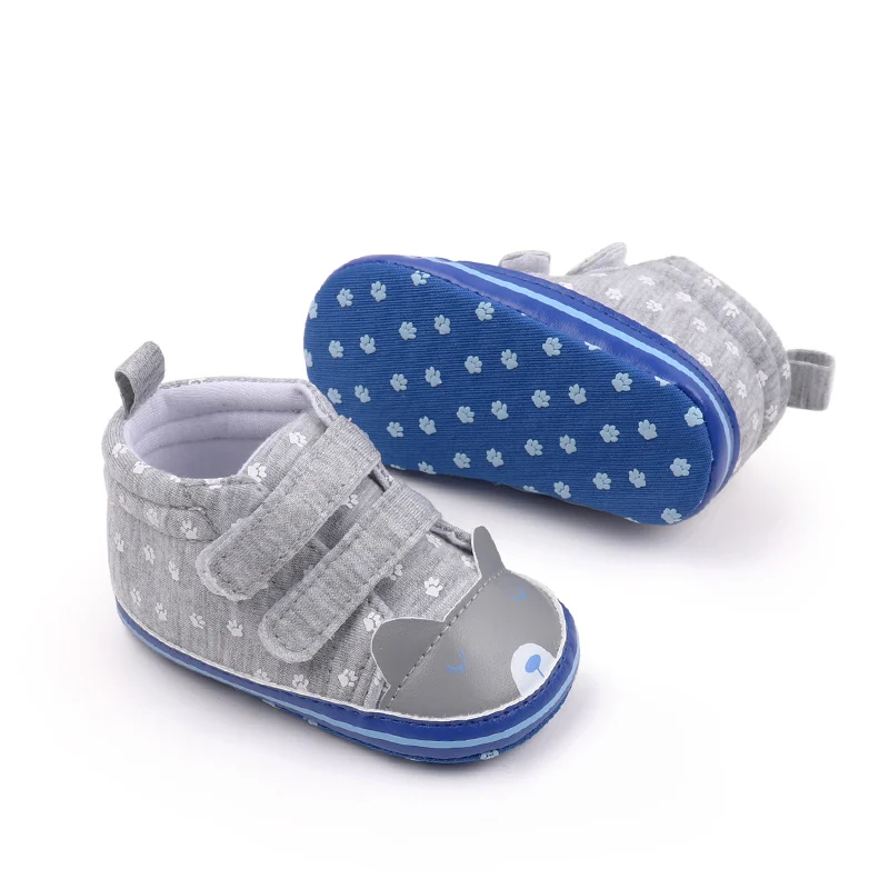 Double Hook&Loop for Spring Autumn Summer-0-18 Months Baby and Toddler Casual Shoes Flat Design factory