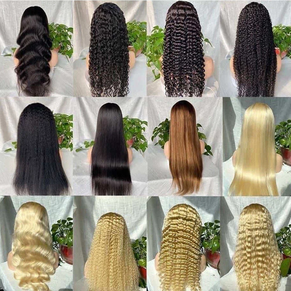 Fast Shipping Brazilian Natural 13x4 Lace Frontal Wig Lace Straight Hair Wigs for Women 100% Raw Fashion Human Hair