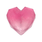 Heart Soap Gift Gradient Color Heart Shaped Soap Valentine's Day Gift Mothers Day Gift Crystal Handmade Bath Soap