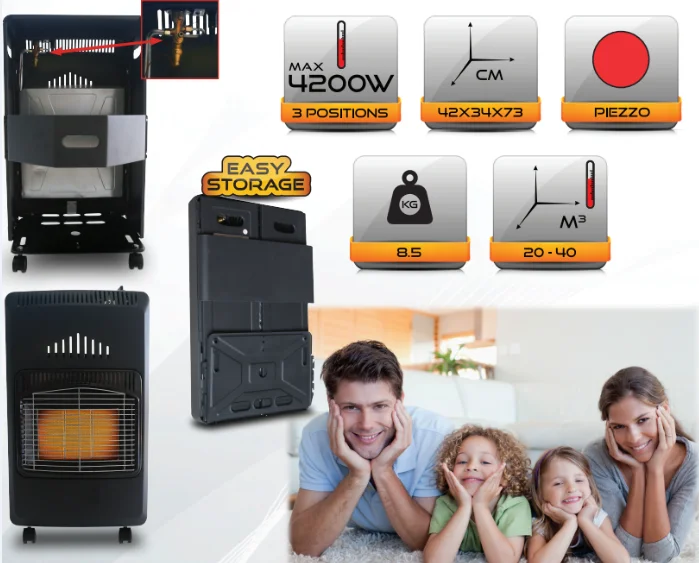 Foldable Heater, Portable, Gas, Gas Heaters - detail 4