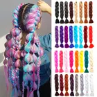 Stretched FH Factory Wholesale Crochet Braids Hair Xpression Pre Stretched Braiding Hair In Bulk For African Hair